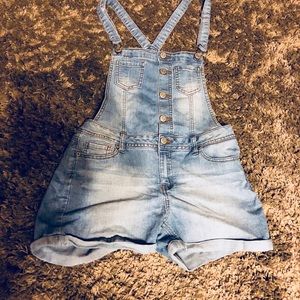 overall shorts